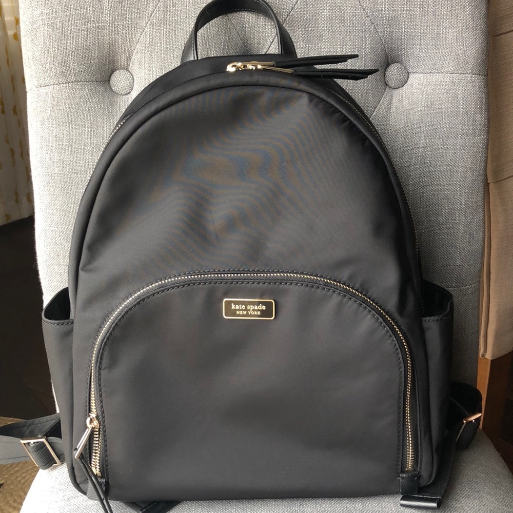 Kate Spade black Nylon backpack